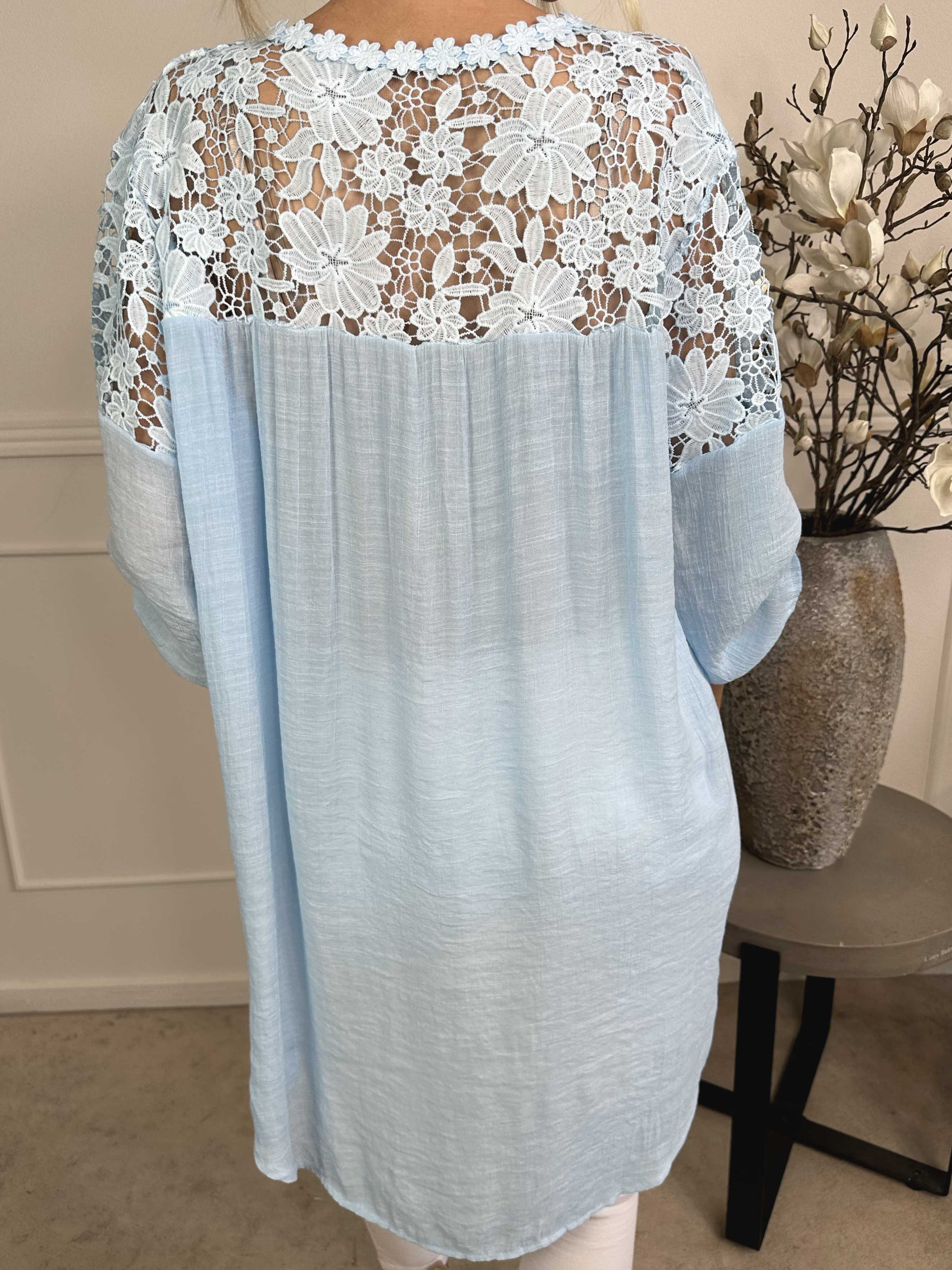 Juliette - Tunika i bomuldsblanding med broderinger